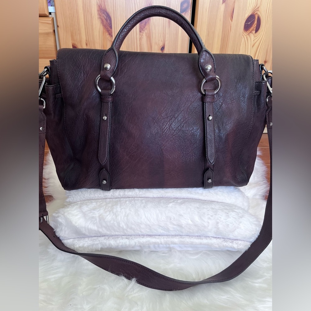 Miu Miu Brown Leather Tote Bag/ Crossbody Bag, Lambskin Leather - Picture 10 of 16